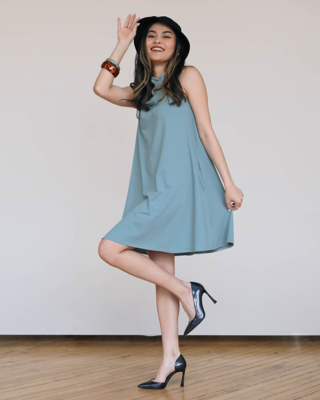 Wendy Cowl Dress