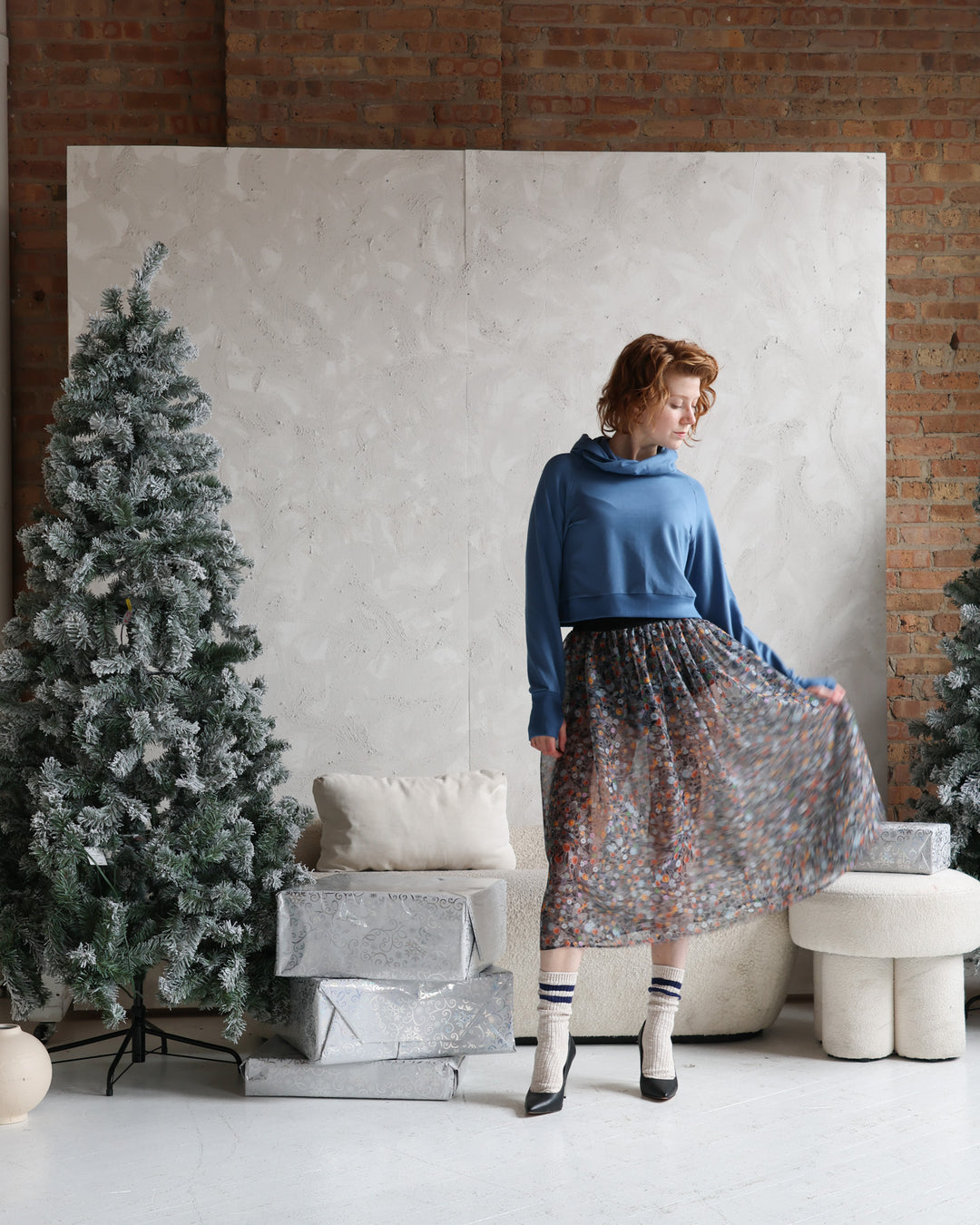 Audrey Cropped Hoodie