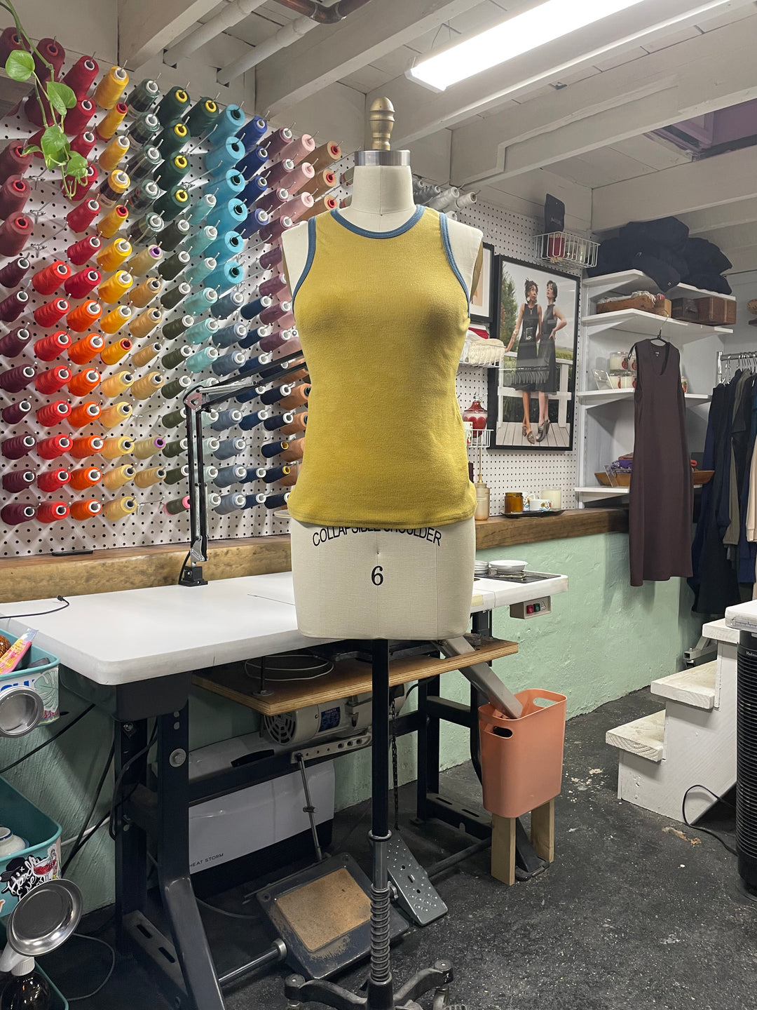 Natural Dye Ringer Tank