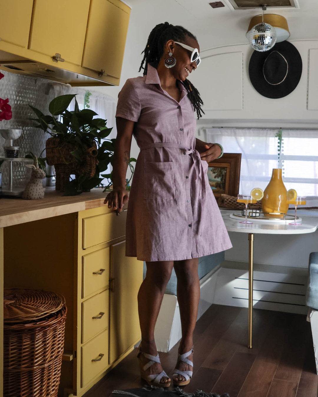 Hazel Button-Up Dress